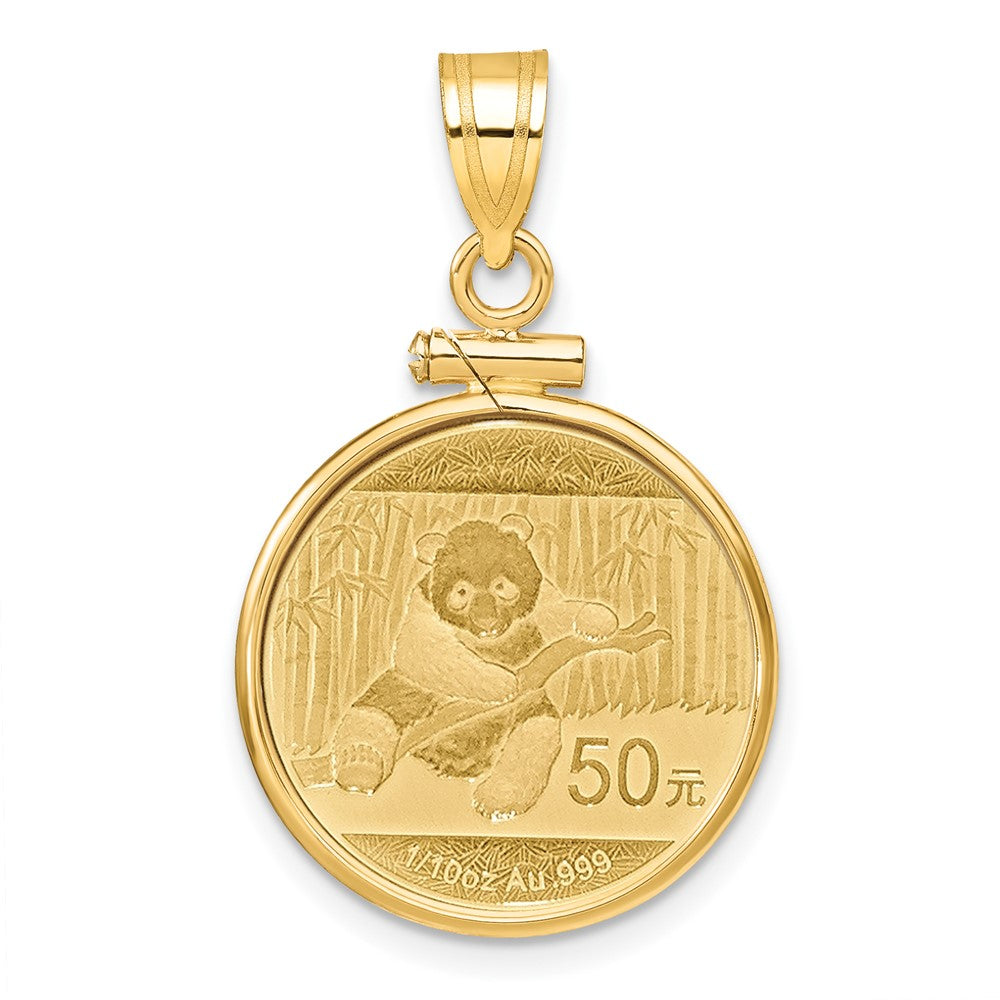 Gold Screw Top Bezel with Coin