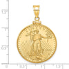 Gold Screw Top Bezel with Coin