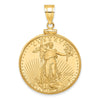 Gold Screw Top Bezel with Coin