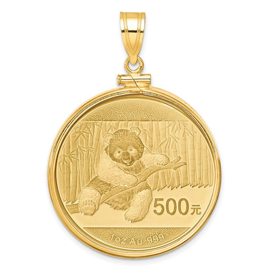 Gold Screw Top Bezel with Coin