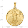 Gold Screw Top Bezel with Coin