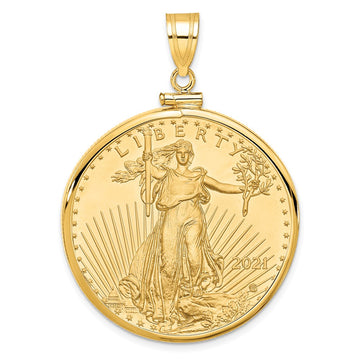 Gold Screw Top Bezel with Coin