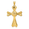 14k Large Polished Celtic Cross Pendant