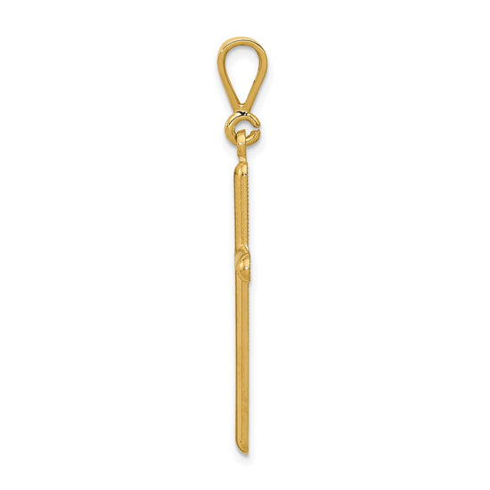 Gold Latin Cross Pendant