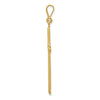 Gold Latin Cross Pendant