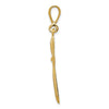 Gold Passion Cross Pendant