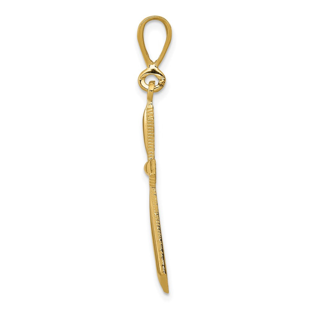 Gold Passion Cross Pendant