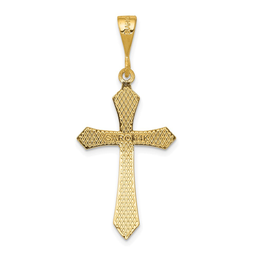 Gold Passion Cross Pendant