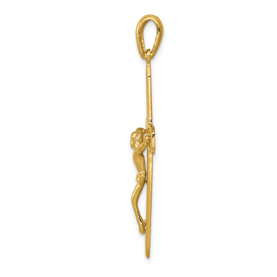 Gold Crucifix Pendant
