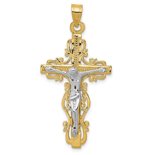 Gold INRI Crucifix Pendants