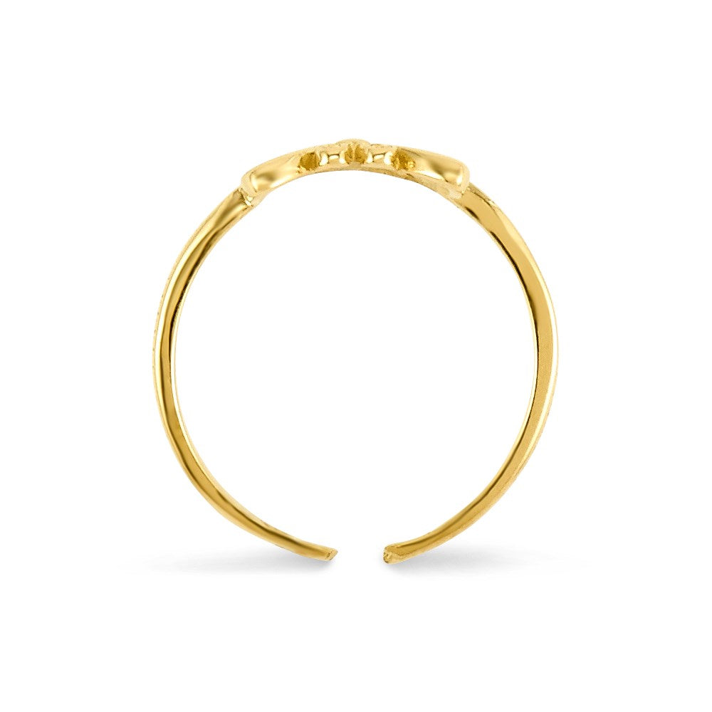 Gold Polished Toe Rings