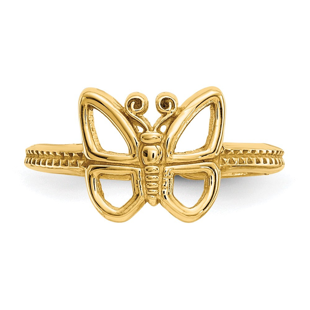 Gold Polished Toe Rings