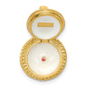 14k 3-D Birthday Cake Opens with Enameled Candle Inside Pendant