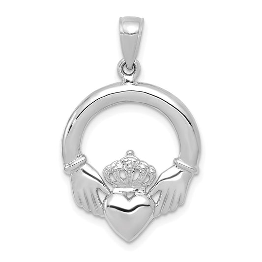 Gold Polished Claddagh Pendants