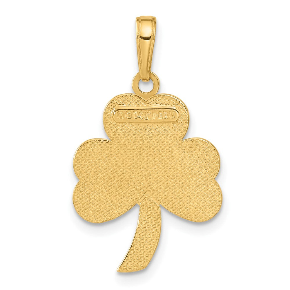 Gold Polished Cl.over Pendants