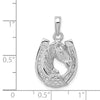 Gold Polished Horse Pendants