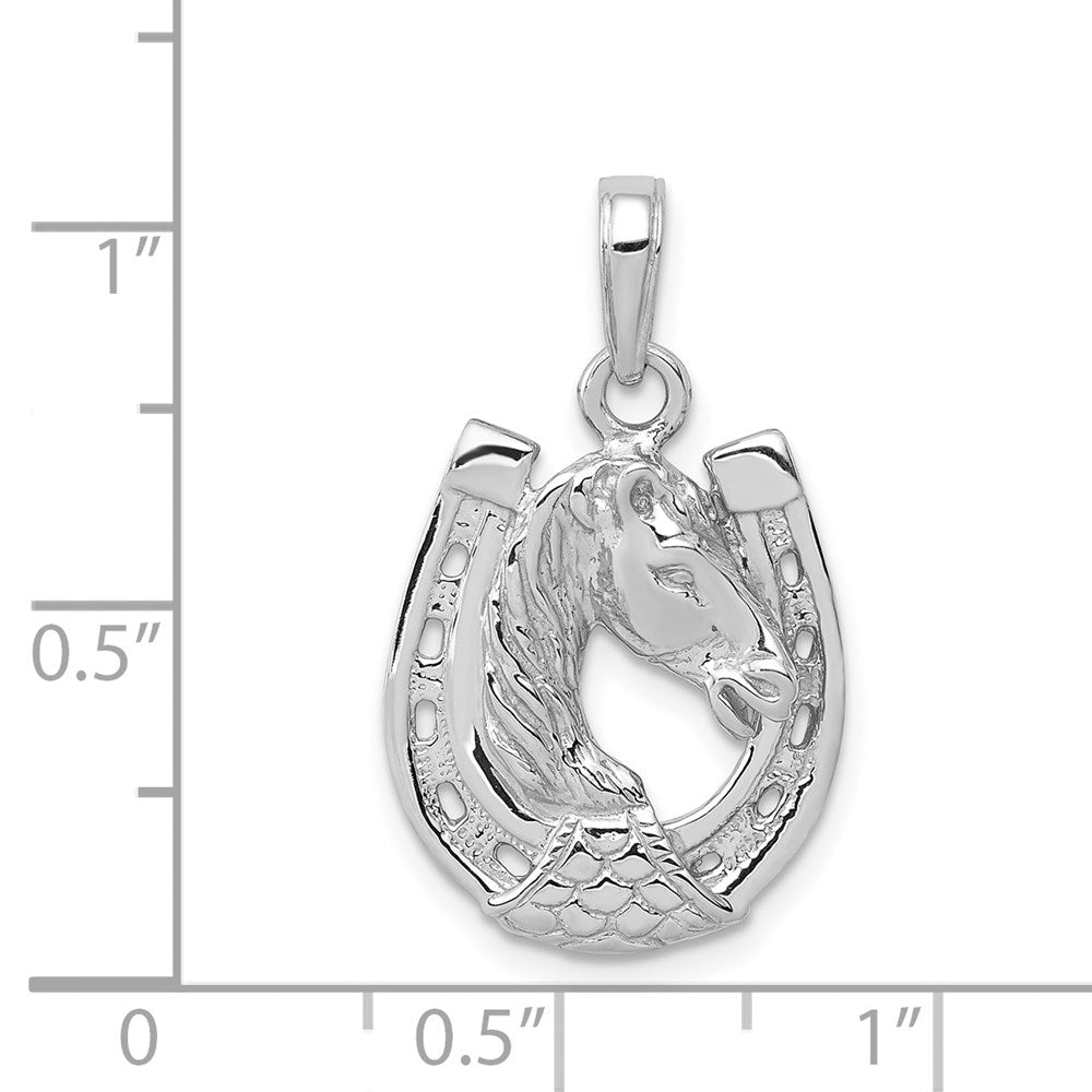 Gold Polished Horse Pendants