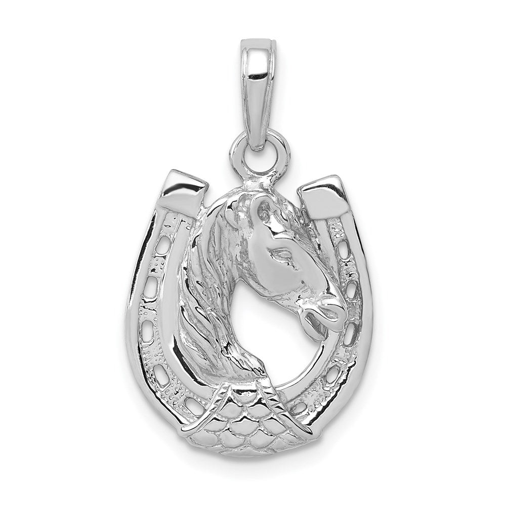 Gold Polished Horse Pendants