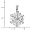 Gold Polished Snowflake Pendants