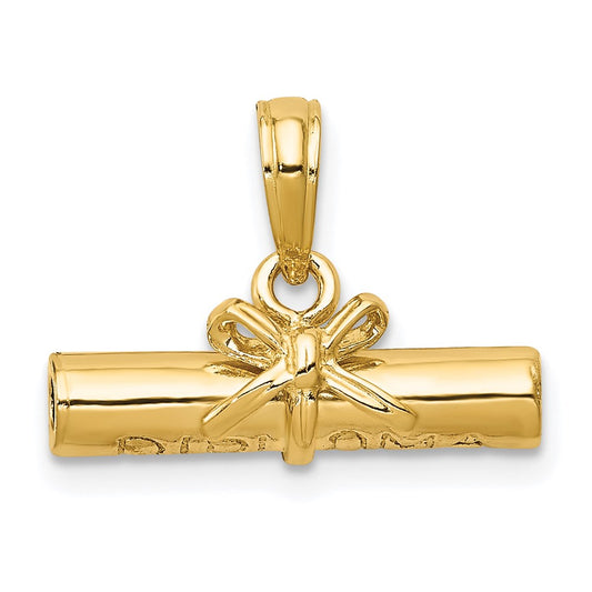 Gold Polished Graduation Pendants