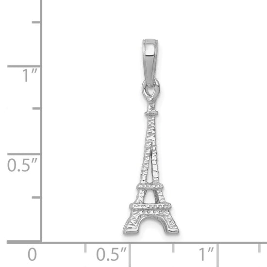 Gold Polished Eiffel Tower Pendants
