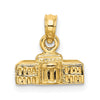 14k 3-D White House Pendant