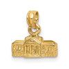 14k 3-D White House Pendant