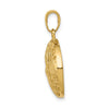 Gold Polished Globe Pendant