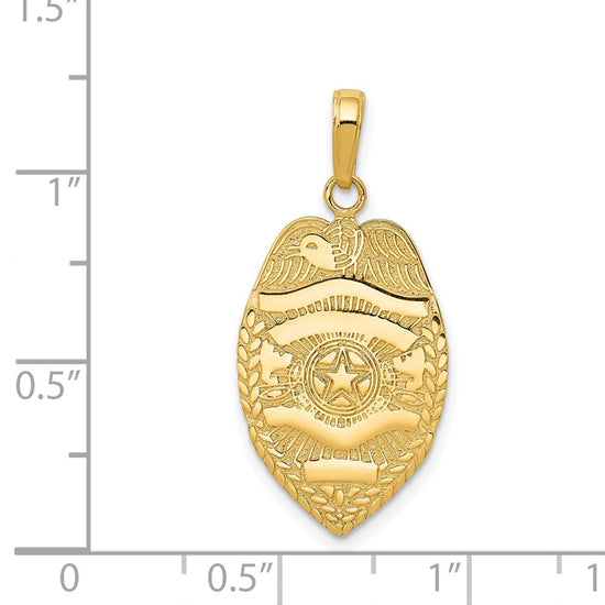 Gold Polished First Responder Pendants