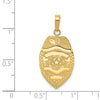 Gold Polished First Responder Pendants