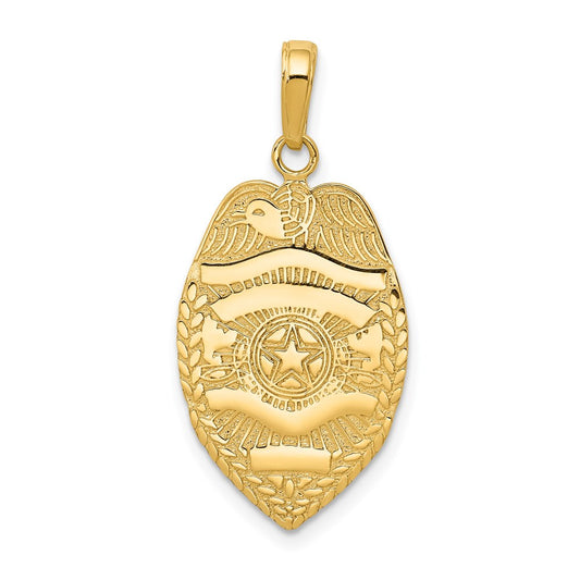 Gold Polished First Responder Pendants