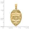 Gold Polished First Responder Pendants