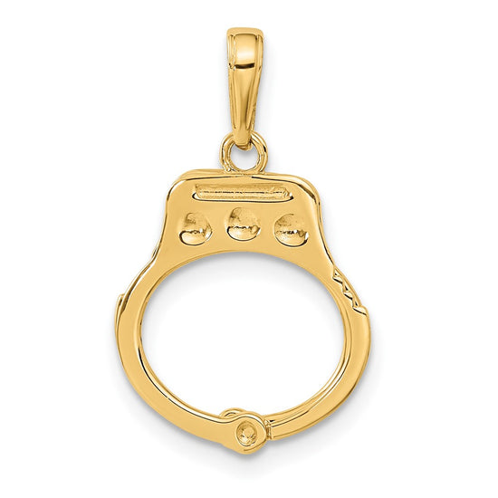 Gold Polished First Responder Pendants