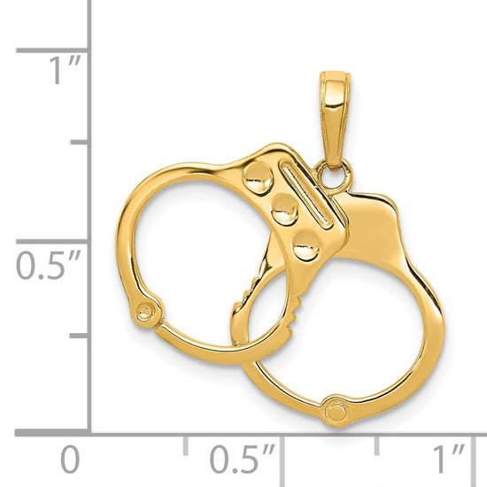 Gold Polished First Responder Pendants