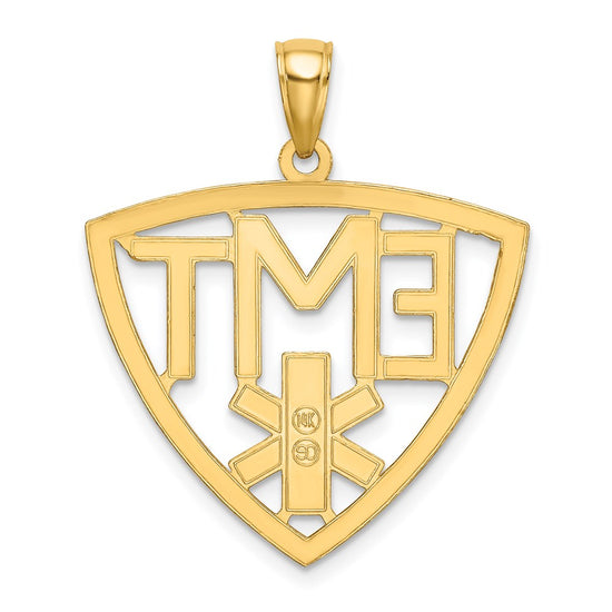 14k EMT Emergency Medical Technician Charm