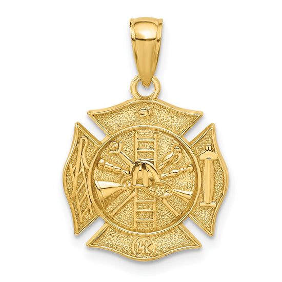 Gold Polished First Responder Pendants