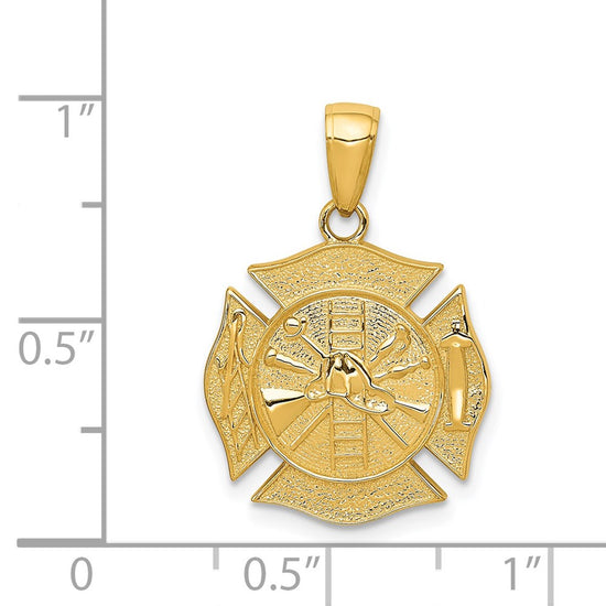 Gold Polished First Responder Pendants