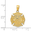 Gold Polished First Responder Pendants