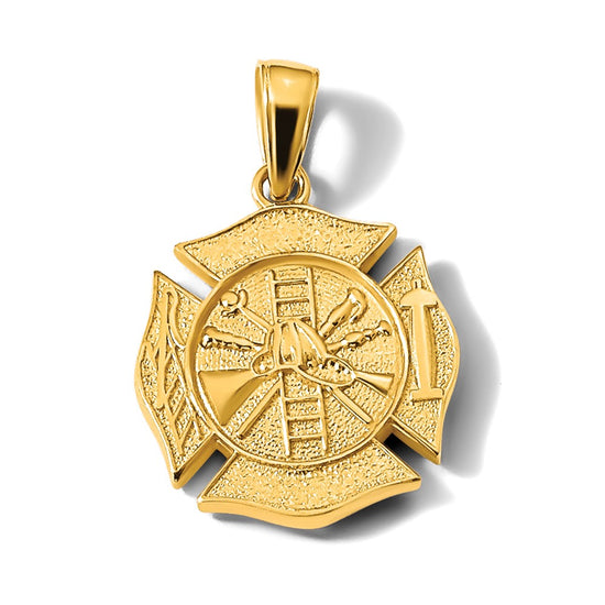 Gold Polished First Responder Pendants