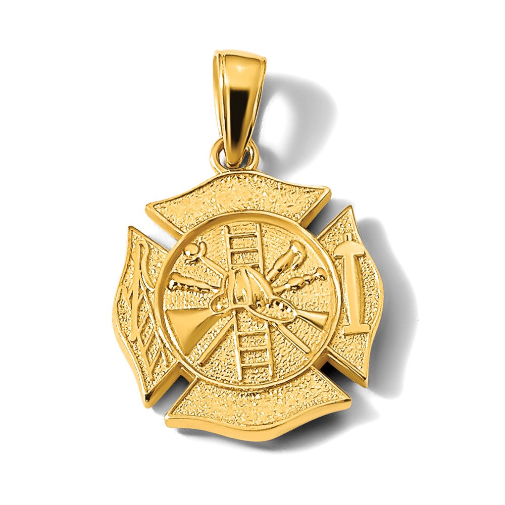 Gold Polished First Responder Pendants