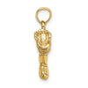 14k 3-D Firefighter Boot Charm