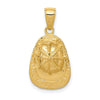 14k 3-D Firefighter Helmet Pendant