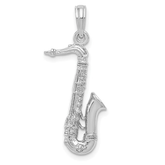 Gold Saxophone Charm