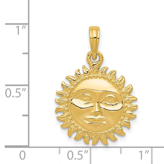 Gold Polished Celestial Pendants