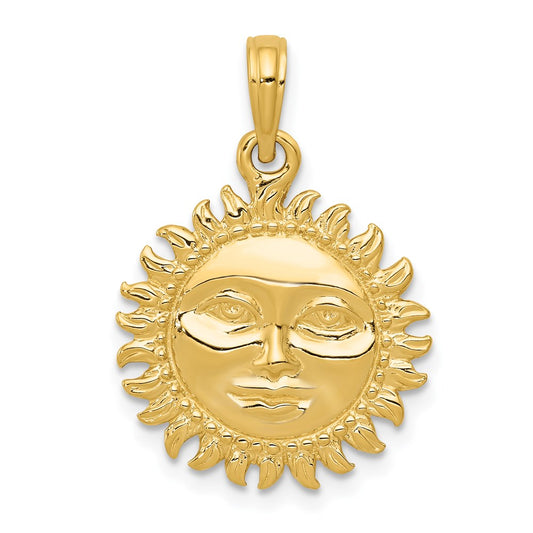 Gold Polished Celestial Pendants