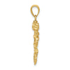 Gold Polished Dragon Pendants