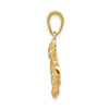 Gold Polished Dragon Pendants