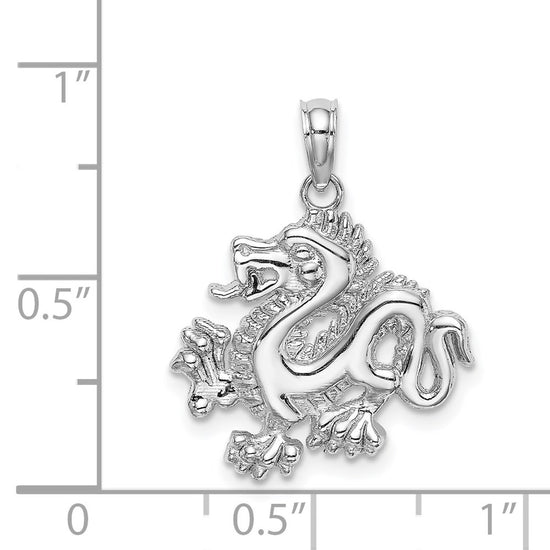 Gold Polished Dragon Pendants
