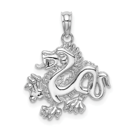 Gold Polished Dragon Pendants