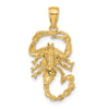 Gold Polished Reptile Pendants